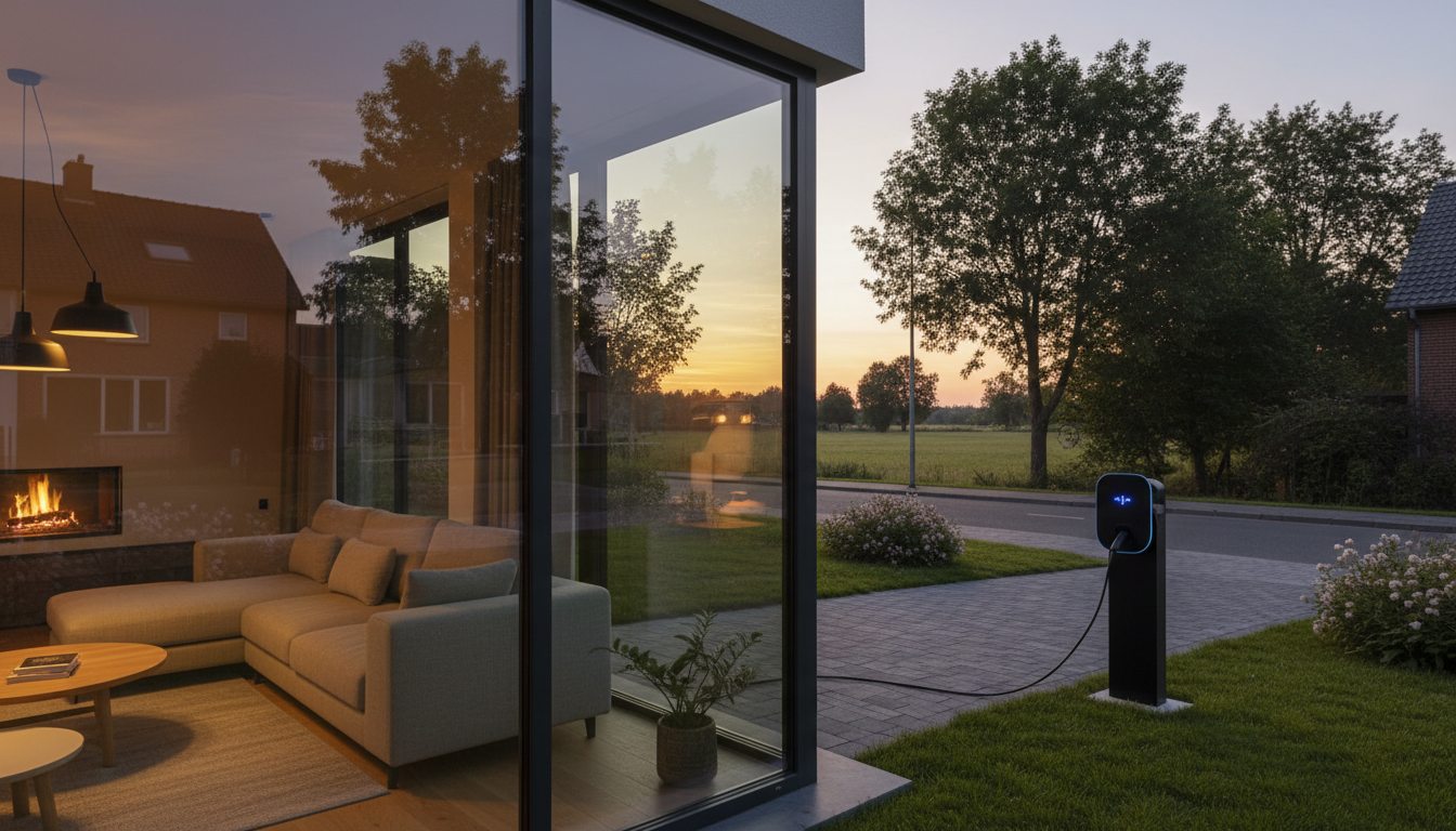 Wooncomfort met laadpaal - sfeerbeeld