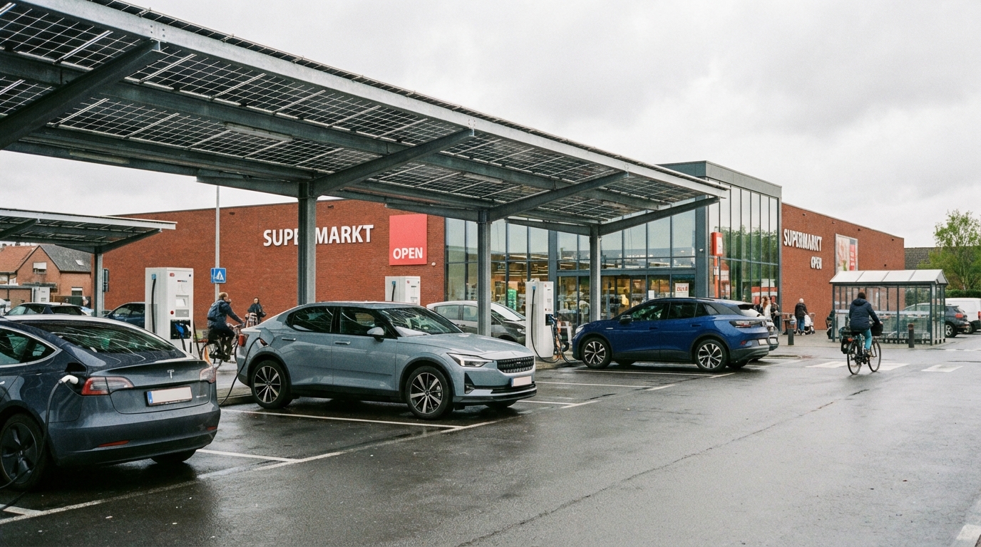 Laadstation in Oudsbergen